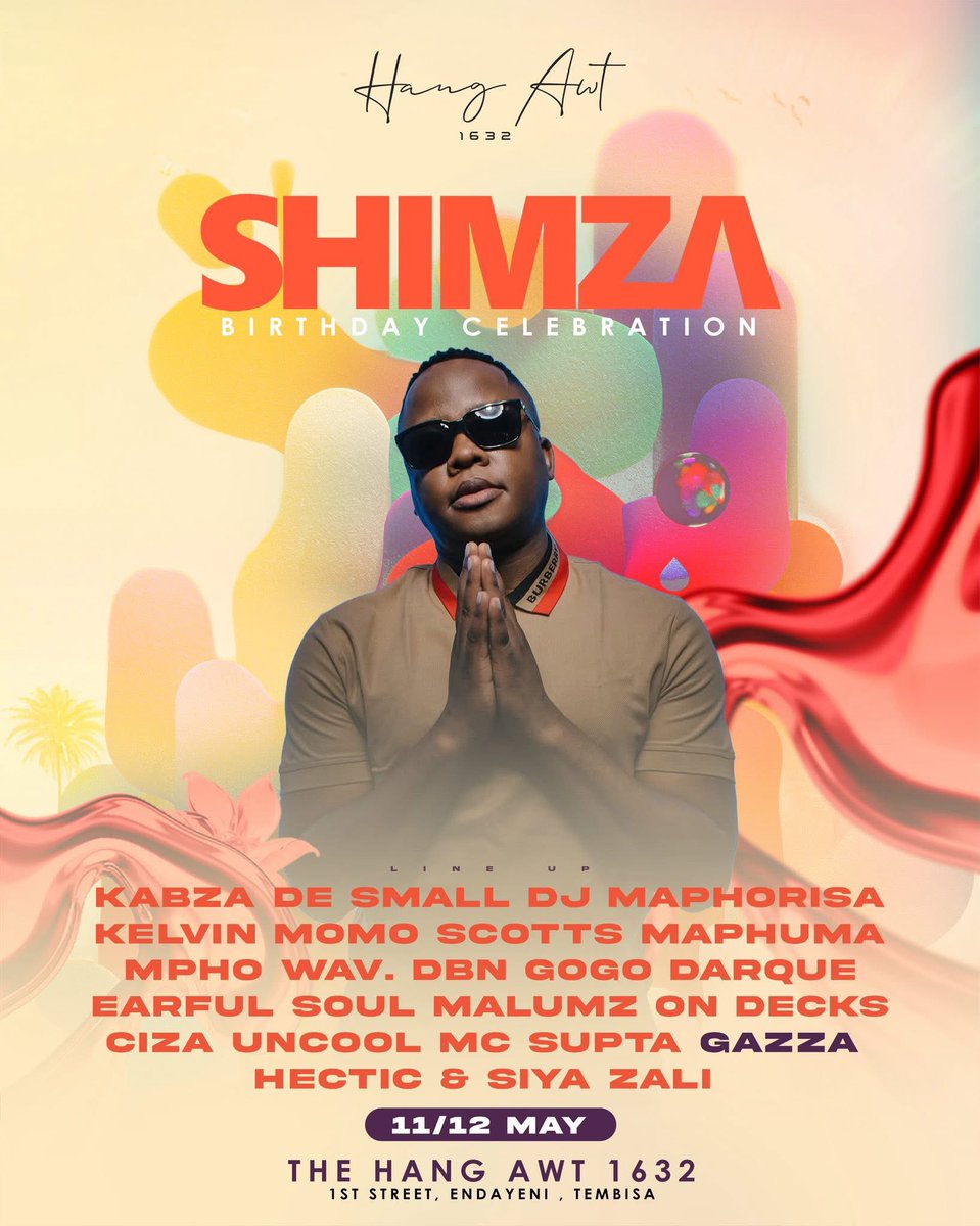 thehangawt's tweet photo. Never Miss a Shimza party! It’s going to be a good one 🔥🥂
#NeverMissAShimzaParty #onlyathangawt #HangAwt1632 #Tembisa1632 https://t.co/haSbieHyKe