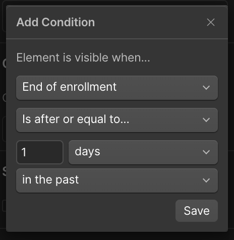 williamteig's tweet photo. This condition modal makes it feel like i have a solid 4 and a half good braincells to work with 🥴 https://t.co/VptYAWO1TX
