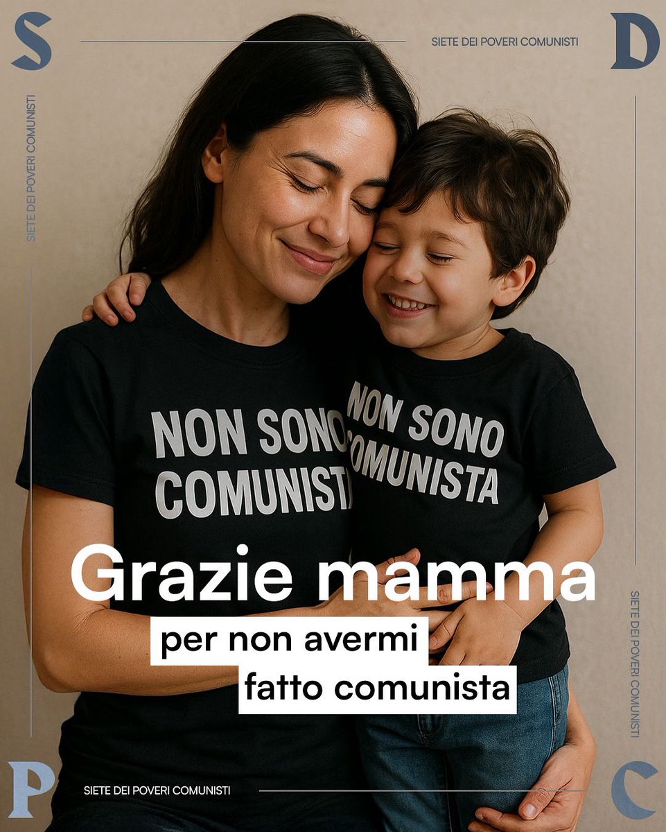 povcomunisti_'s tweet photo. Auguri mamma e grazie, di cuore. https://t.co/0gzVvU3AFD