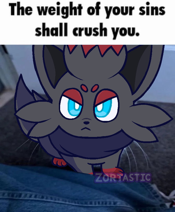 zortastic's tweet photo. Zorua has decided your fate.. https://t.co/IGXRV1nJzq