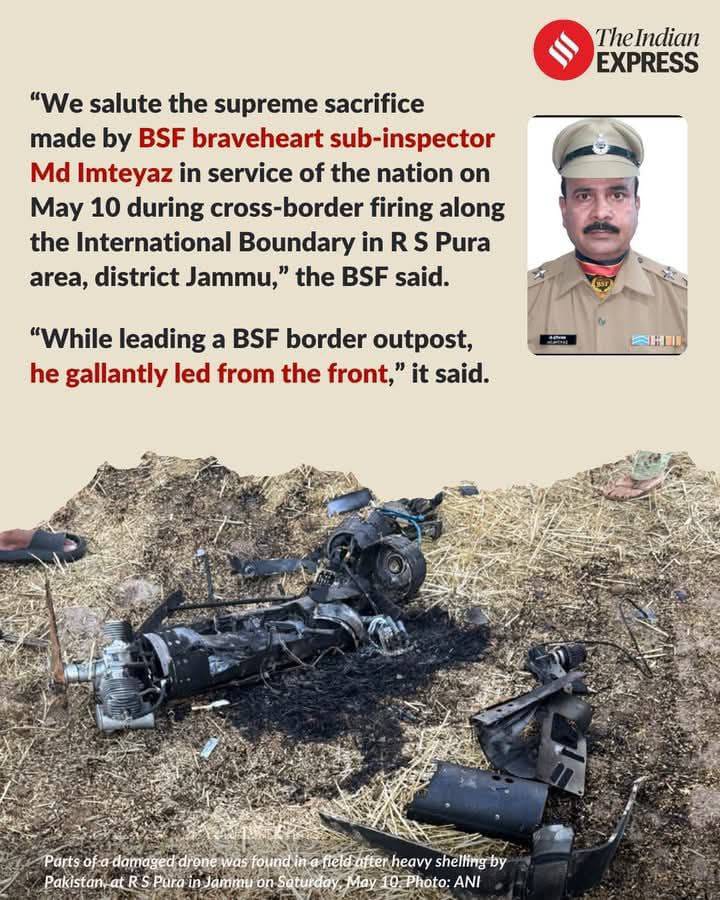 509Strombyte's tweet image. #BSF: 🇮🇳
THE FIRST LINE OF DEFENCE
&quot;भारत की सीमा, हमारे गर्व का प्रतीक&quot;

BSF ने LoC और पश्चिमी सीमा पर अद्भुत साहस, रणनीति और नेतृत्व दिखाया। दुश्मन के बंकर तबाह किए, घुसपैठ रोकी, और युद्धकालीन क्षमताओं का प्रदर्शन किया।

#IndianBorderSecurity 
#BrahMos 
#CeasefireViolation
