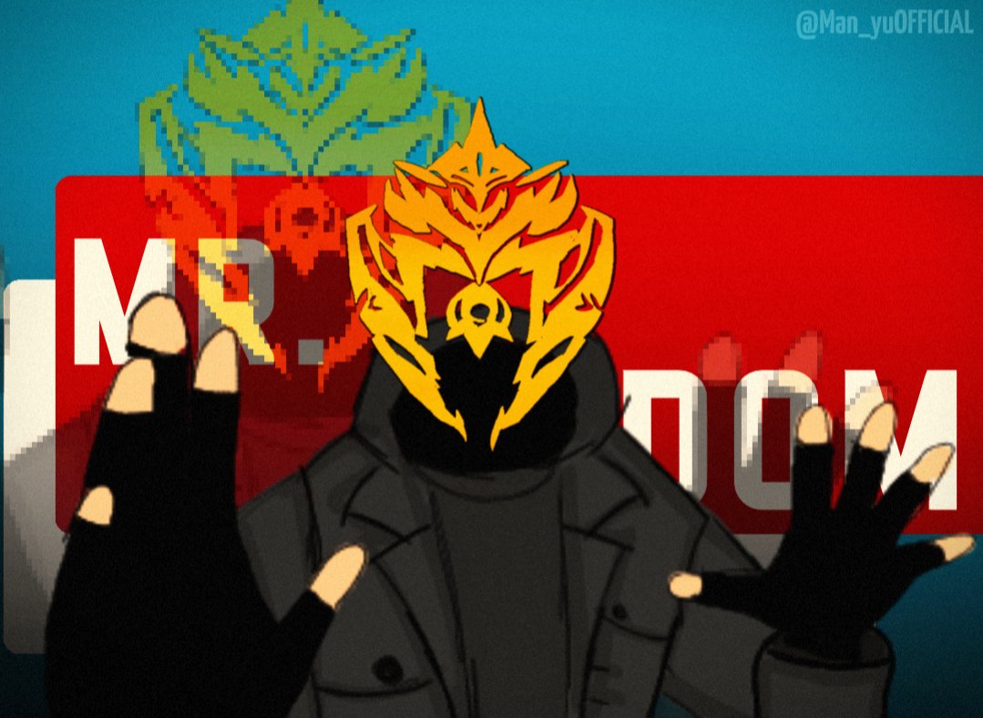 Man_yu1's tweet image. MR. DOM! 💛🧡

#DOMSTUDIO #art #idk #fypシ #2d