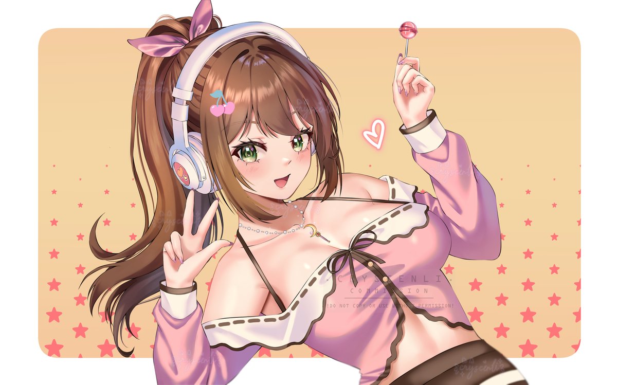 Commission for lelelein 🩷💛
#VGenComm