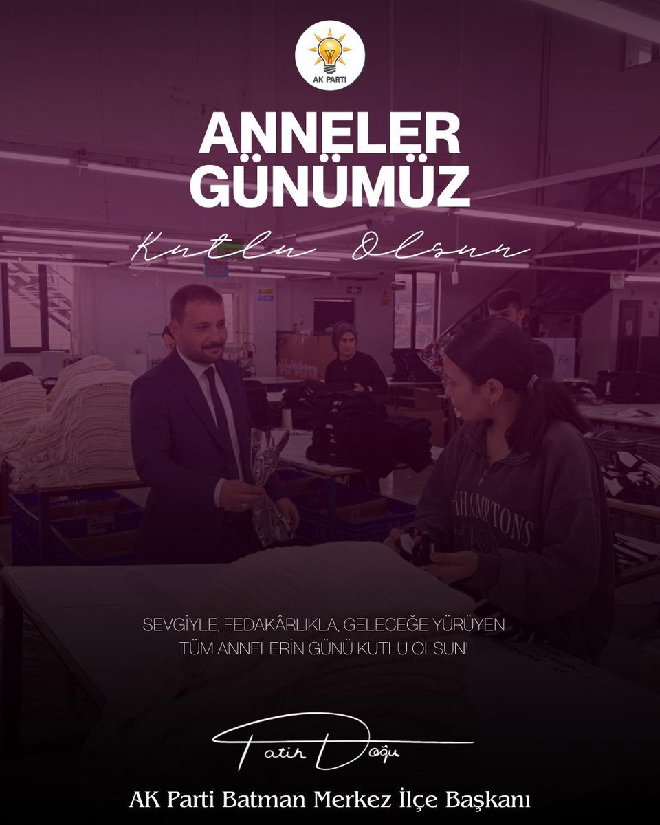 Sevgisiyle, fedakârlığıyla, emeğiyle hayatımıza yön veren, bizi biz yapan tüm annelerimizin Anneler Günü’nü en içten dileklerimle kutluyorum.

Başta şehit anneleri olmak üzere tüm annelerimizin ellerinden öpüyor, sağlık, huzur ve mutluluk diliyorum.

#AnnelerGünümüzKutluOlsun