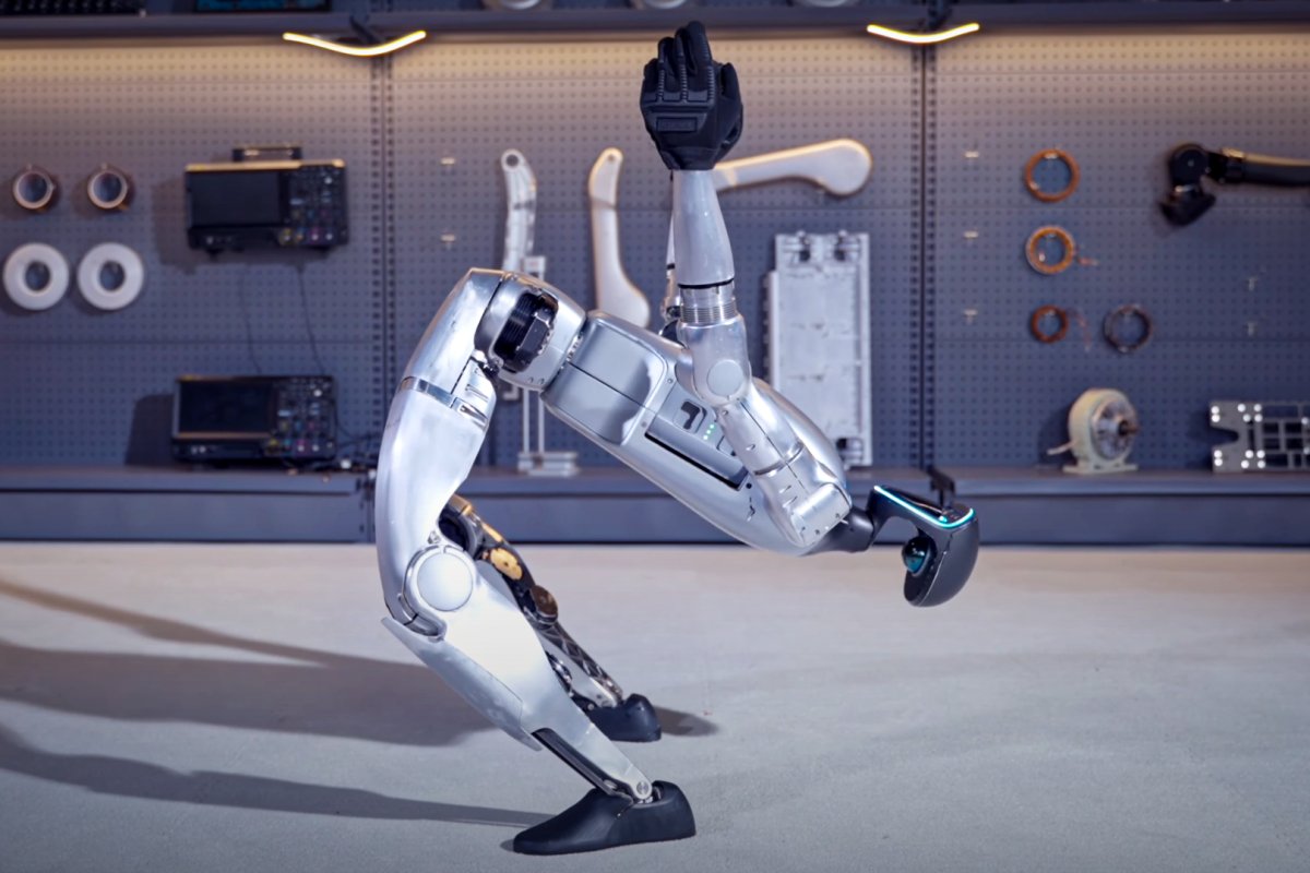 UsmanAnzaar's tweet image. 7/🤸‍♂️ Witness the athletic Unitree G1 humanoid, engineered to unlock sports potential! Featuring 23-43 joints, precise force control, advanced manipulation, and impressive learning capabilities. Starts at ~$13,600!
#HumanoidSports #AgileRobots #G1Athleticism