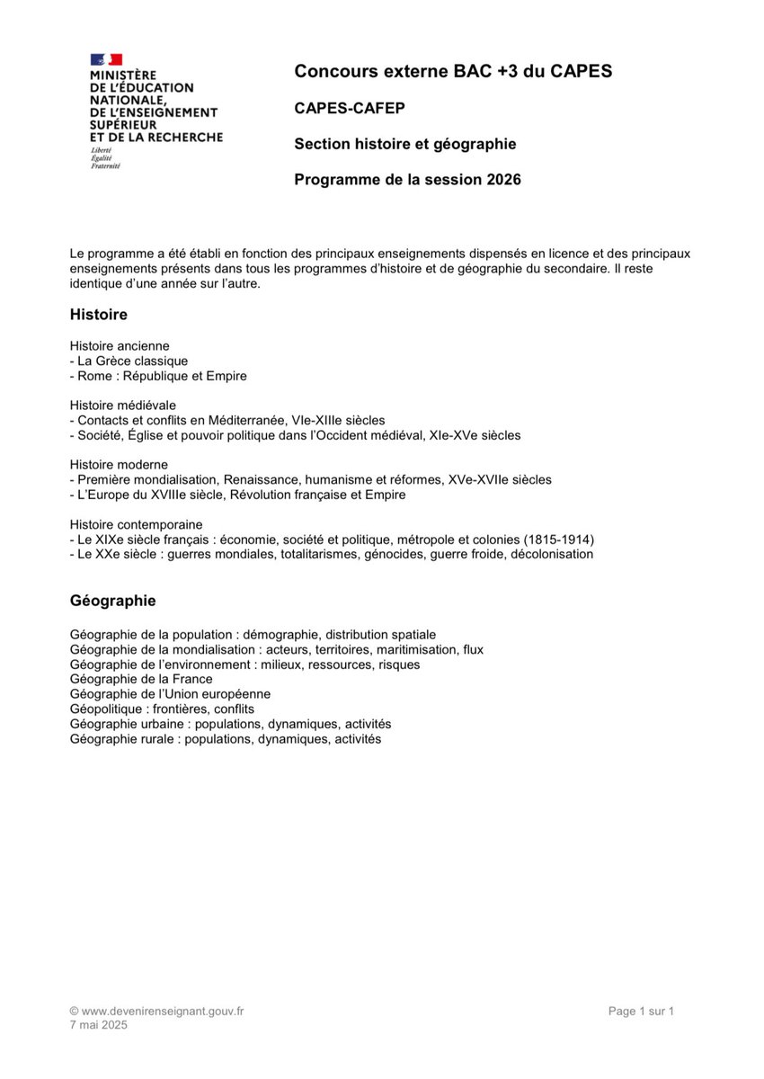 Avant/après. Comment mieux dire la dégradation de la formation des futurs enseignants d'histoire-géographie ?
