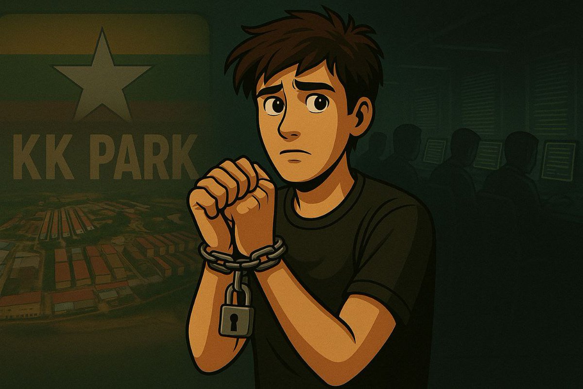 Ce lieu ressemble à une ville ordinaire.

Mais à l’intérieur, c’est une véritable prison.

KK Park.

Des milliers de jeunes y sont enfermés, battus, torturés… pour arnaquer le monde entier en crypto.

Voici l’histoire glaçante de l’usine à scams crypto.
🧵👇