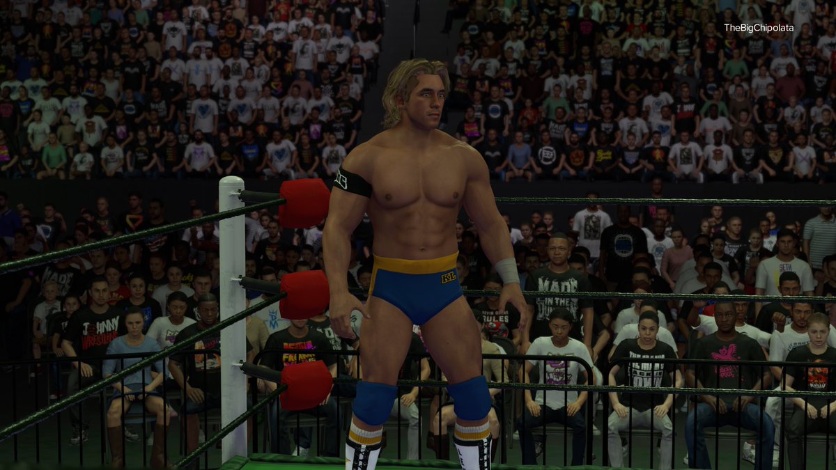 Current.  Von Erich inspo was a good time too