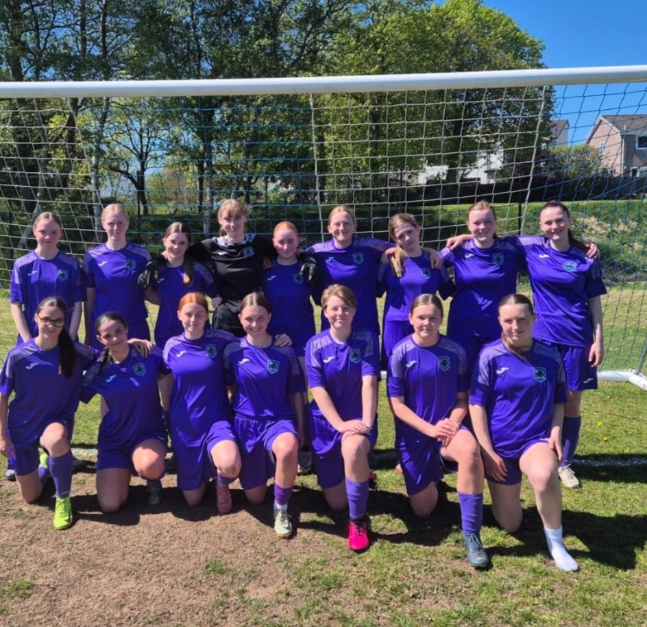 💙Moray Girls U16s looking good in the new away kit yesterday.
💜Well done to the team who played well for a 3-0 win against Westdyke CC U16s. 
🙌Goals from
⚽Brooke ⚽Eva and ⚽Sophie McM