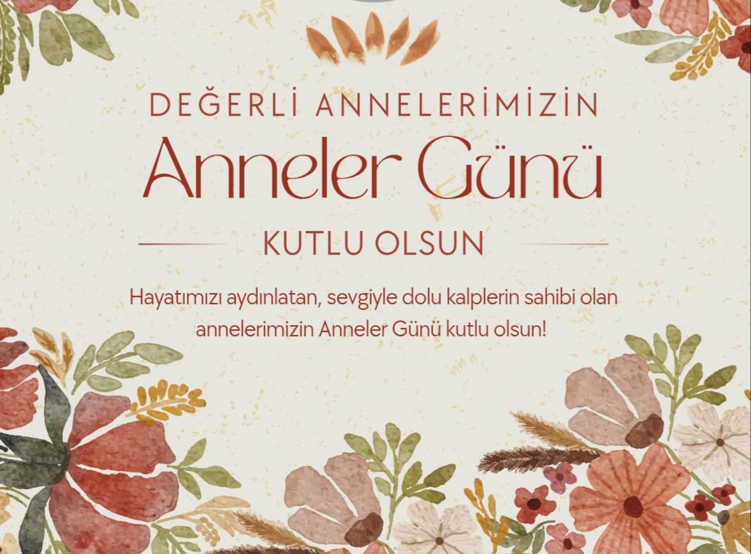 Sevgi, sabır ve ilhamın adı: 
Anne ❤️ 

Anneler Günü’nüz kutlu olsun, iyi ki varsınız 💐