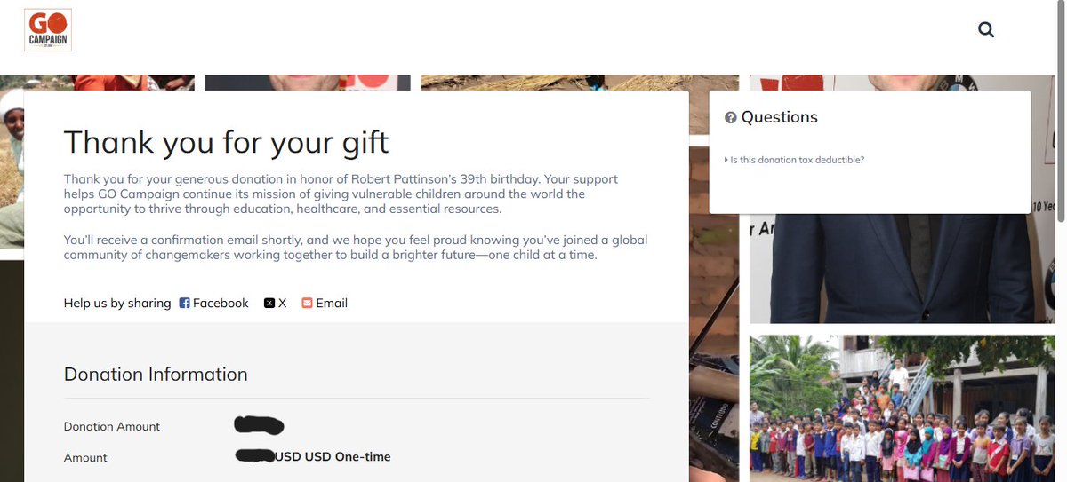v_mermaid91's tweet photo. I just made my donation in honor of Robert Pattinson's 39th birthday! ❤️🥳🎂 Please do the same here: https://t.co/1FaxceT8uI
@thegocampaign @RobPBirthdayPro 
#WeGOforRob #RobertPattinson https://t.co/zBfZWffZle