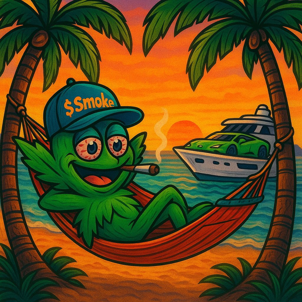 Chillin’ on waves, dreams in the smoke — welcome to the world of $Smoke. Just HODL and earn reflection tokens. <a href="/base/">Base</a> <a href="/PumpUranus/">Pump $URANUS</a> #CryptoPump