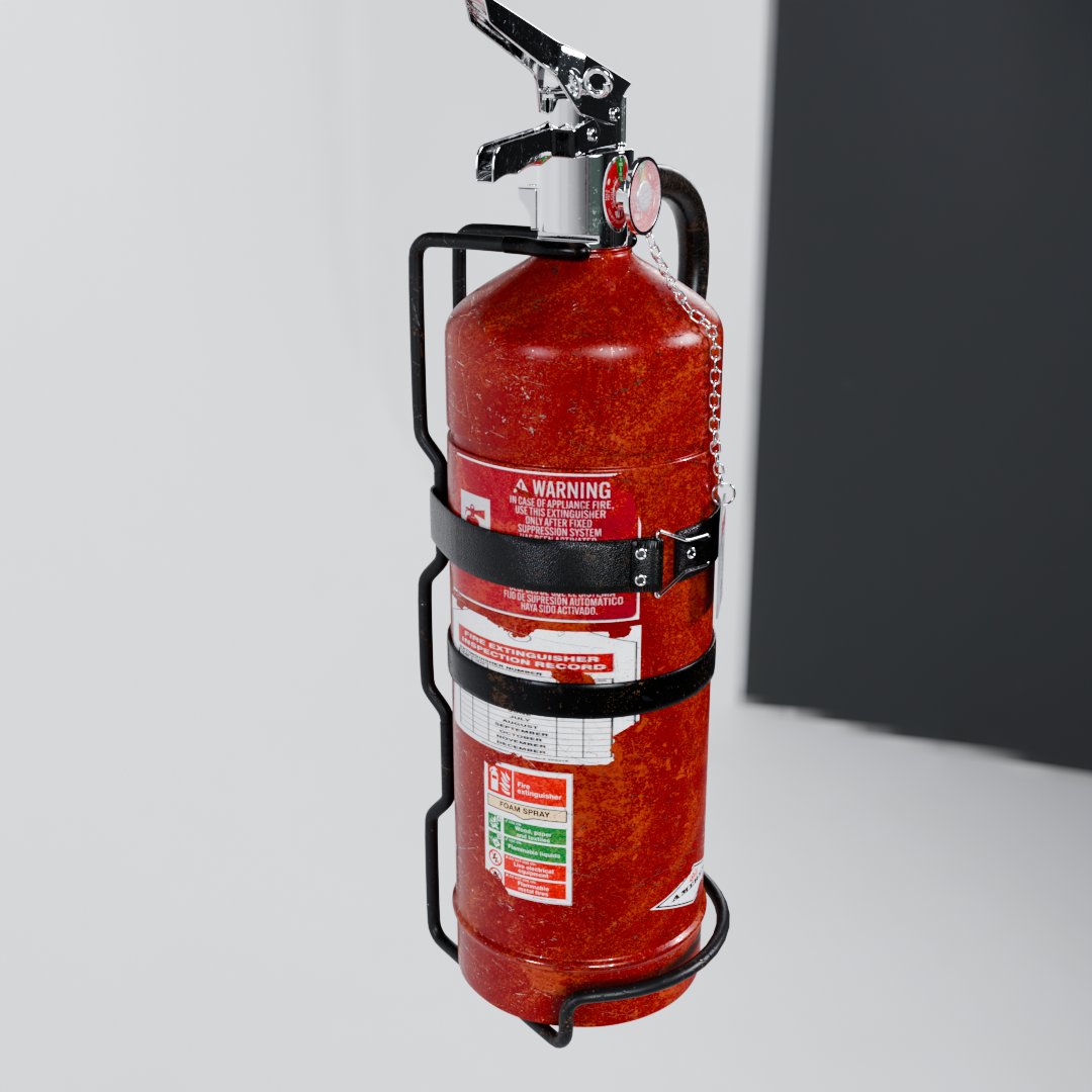 An old fire extinguisher via <a href="/artstationhq/">ArtStation.com</a> artstation.com/artwork/8ByrGE