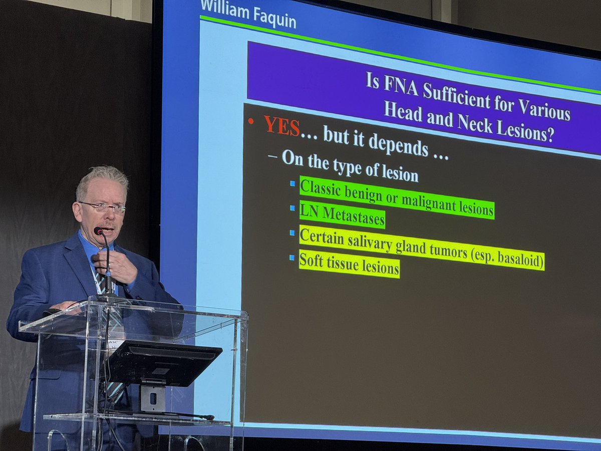 Papanicolaou Society (@papsociety) on Twitter photo Fantastic presentation by Dr. William Faquin for <a href="/PapSociety/">Papanicolaou Society</a> companion meeting at #IACcongress in Florence on evaluating lateral neck nodules. Is FNA still the best first step? <a href="/DiagnosticCyto/">Diagnostic Cytopath</a> <a href="/IACytology/">International Academy Cytology</a> <a href="/aakasharmand/">Zubair Baloch</a> <a href="/bfaquin/">WC Faquin, MD, PhD</a> <a href="/AzizaNassar2/">Aziza Nassar</a> <a href="/MGHPathology/">MGH Pathology</a> Fantastic presentation by Dr. William Faquin for <a href="/PapSociety/">Papanicolaou Society</a> companion meeting at #IACcongress in Florence on evaluating lateral neck nodules. Is FNA still the best first step? <a href="/DiagnosticCyto/">Diagnostic Cytopath</a> <a href="/IACytology/">International Academy Cytology</a> <a href="/aakasharmand/">Zubair Baloch</a> <a href="/bfaquin/">WC Faquin, MD, PhD</a> <a href="/AzizaNassar2/">Aziza Nassar</a> <a href="/MGHPathology/">MGH Pathology</a>
