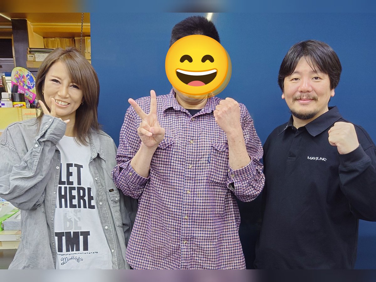 今日はFAMリーグに参加🀄
手違いのがあり運よく和久津pと勝又p両方と同卓😅
1回戦の和久津pとは何も出来ず3着💦
5回戦の勝又pとは終止トップ争いを繰り広げトップを獲得し勝又pのステッカーをGET✌️
両プロ共話しやすくとても楽しかったですありがとうございました⤴️
#FAMリーグ
#和久津晶
#勝又健志