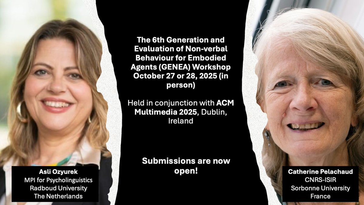 GENEA Workshop tweet media