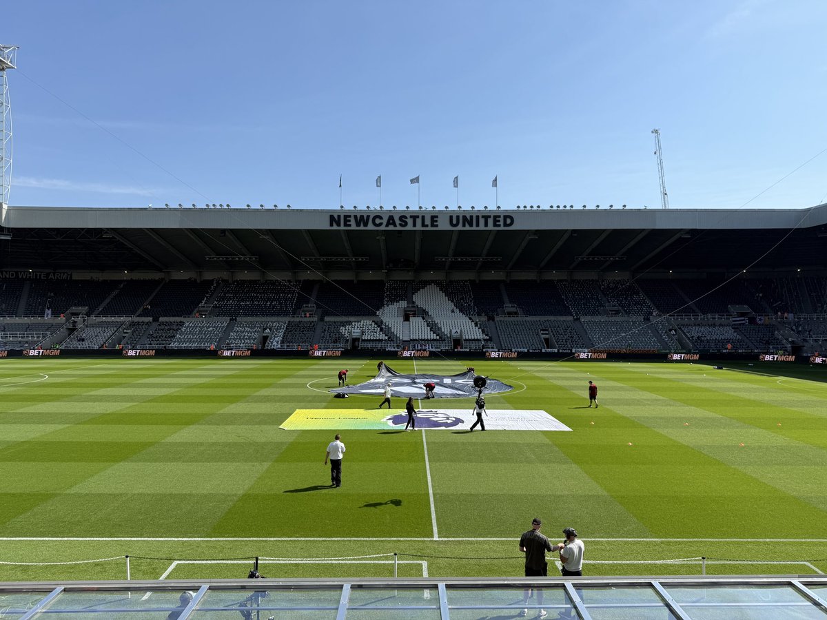 ChrisConway's tweet image. You know it’s a big game when the spider-cam is out #NUFC