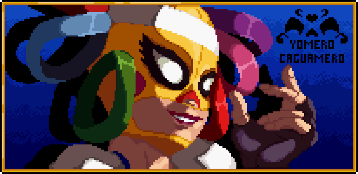 La LELE portrait
#Luchamania #Pixelart