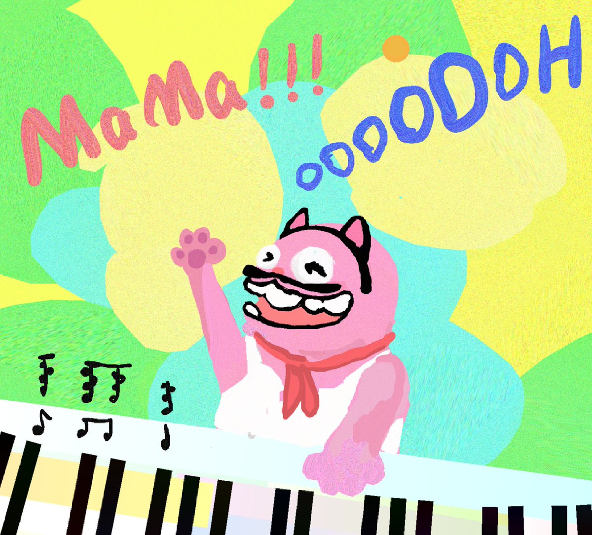 MAMA…
Just snoozed again instead of conquering the world. 😼💤

Thanks for loving this mess of fluff anyway.

Happy #MothersDay ! 💐🐾

#Miuuu