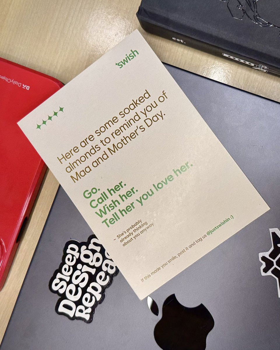 making this mother’s day slightly more special for our users. 💚

<a href="/justswishin/">Swish</a> <a href="/MittalArchi/">archi.mittal</a>