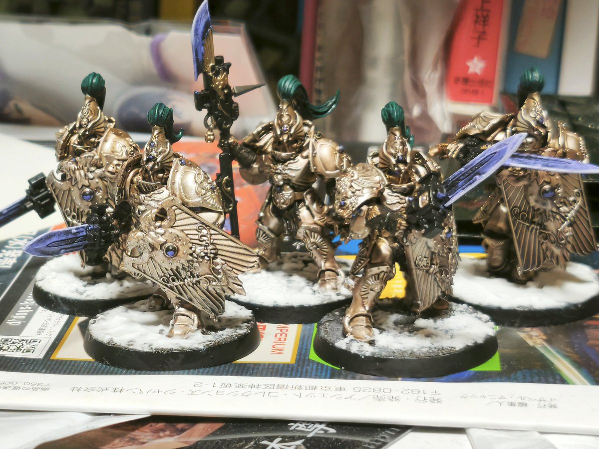 #warhammer
#ウォーハンマー
3月頃に塗ったシリーズ
盾ガード達