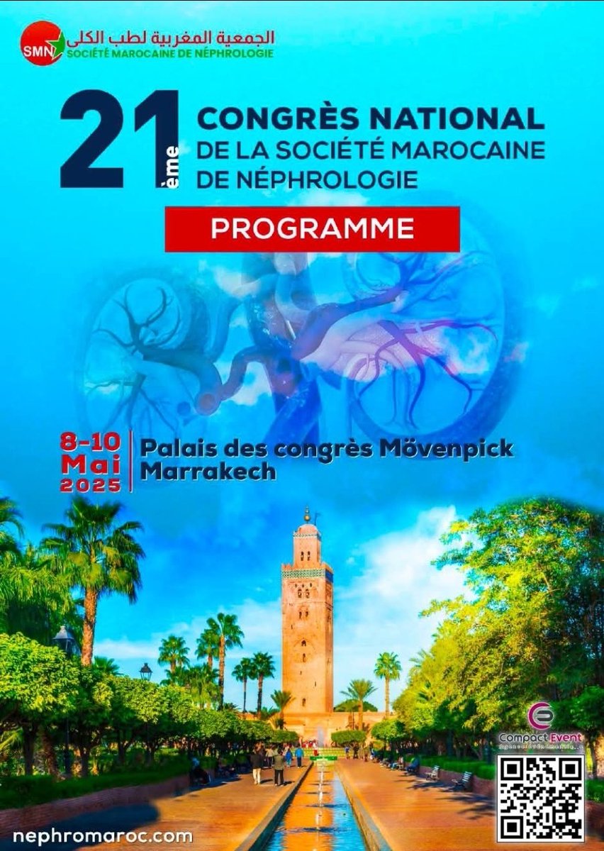 Intissar HADDIYA (@haddiyaintissar) on Twitter photo Honored to speak on innovations in kidney transplantation & moderate a session on clinical nephrology at the 21st Congress of the Moroccan Society of Nephrology.
A great scientific event!
#Nephrology #Transplantation #Morocco <a href="/AfricanAFRAN/">African Association of Nephrology (AFRAN)</a>
<a href="/ISNeducation/">ISN Education</a>
<a href="/ISNkidneycare/">Int Society of Nephrology</a> <a href="/goKDIGO/">KDIGO</a> Honored to speak on innovations in kidney transplantation & moderate a session on clinical nephrology at the 21st Congress of the Moroccan Society of Nephrology.
A great scientific event!
#Nephrology #Transplantation #Morocco <a href="/AfricanAFRAN/">African Association of Nephrology (AFRAN)</a>
<a href="/ISNeducation/">ISN Education</a>
<a href="/ISNkidneycare/">Int Society of Nephrology</a> <a href="/goKDIGO/">KDIGO</a>