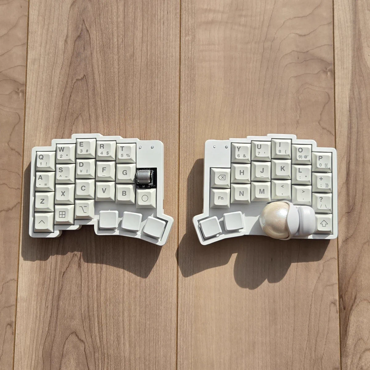 Keyball系の無線キーボード rk mod キット② rk (@rk8008995462961) / X