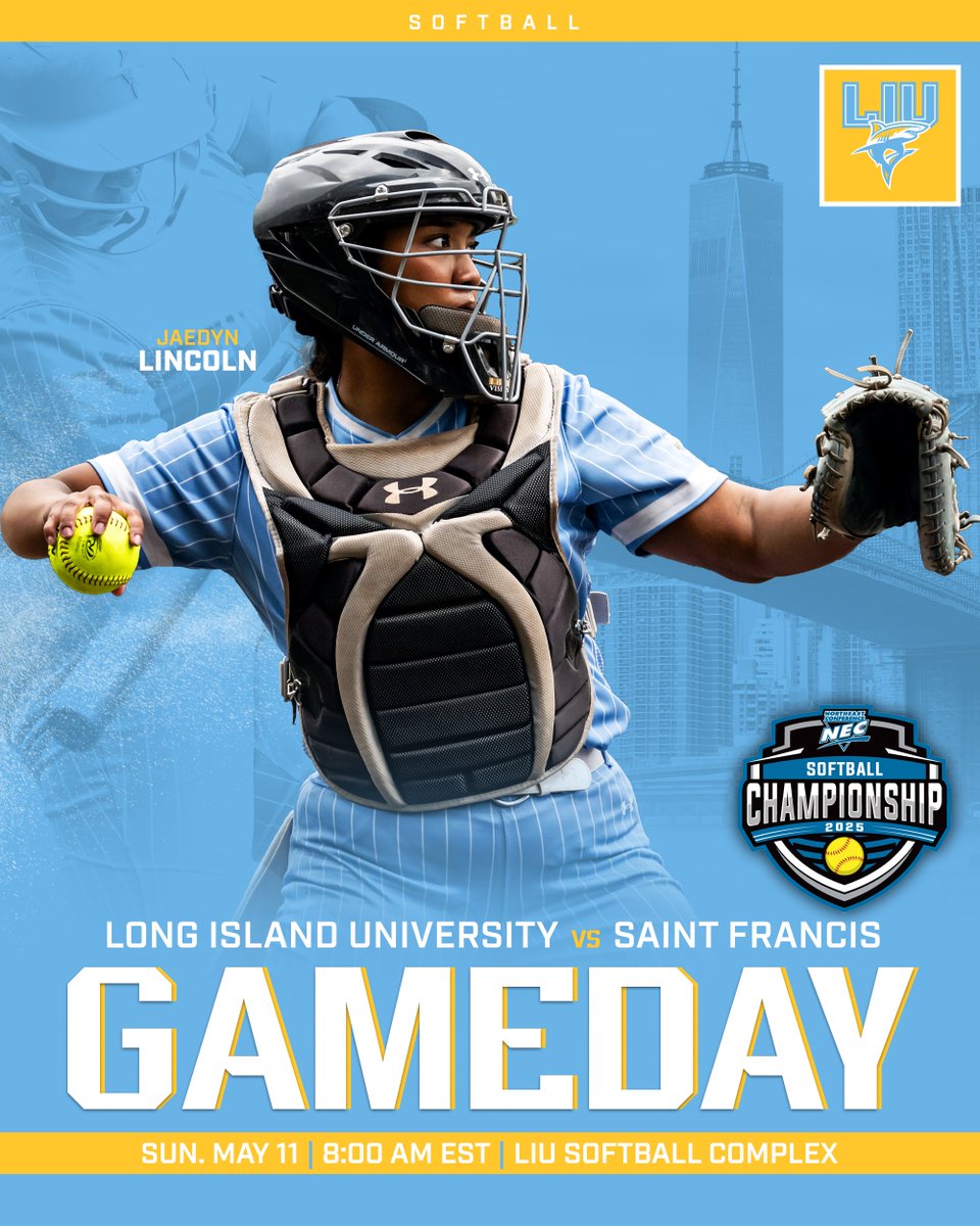 Wake up, it's gameday!! 

🆚 No. 2 seed Saint Francis
📍Brooklyn, N.Y.
🕰️ 8:00 a.m.
📊 liuathletics.com/sidearmstats/s…
📺 ESPN+, NEC Front Row