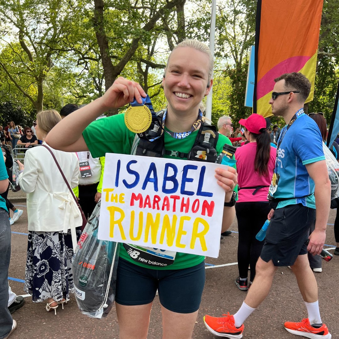 Two weeks since our colleague Isabel ran the London Marathon to raise funds for our work! 🏃‍♀️💛

Planning a challenge or fundraiser? Support us and help more girls believe they can do hard things — just like Isabel: ow.ly/l2Ae50VPrVG