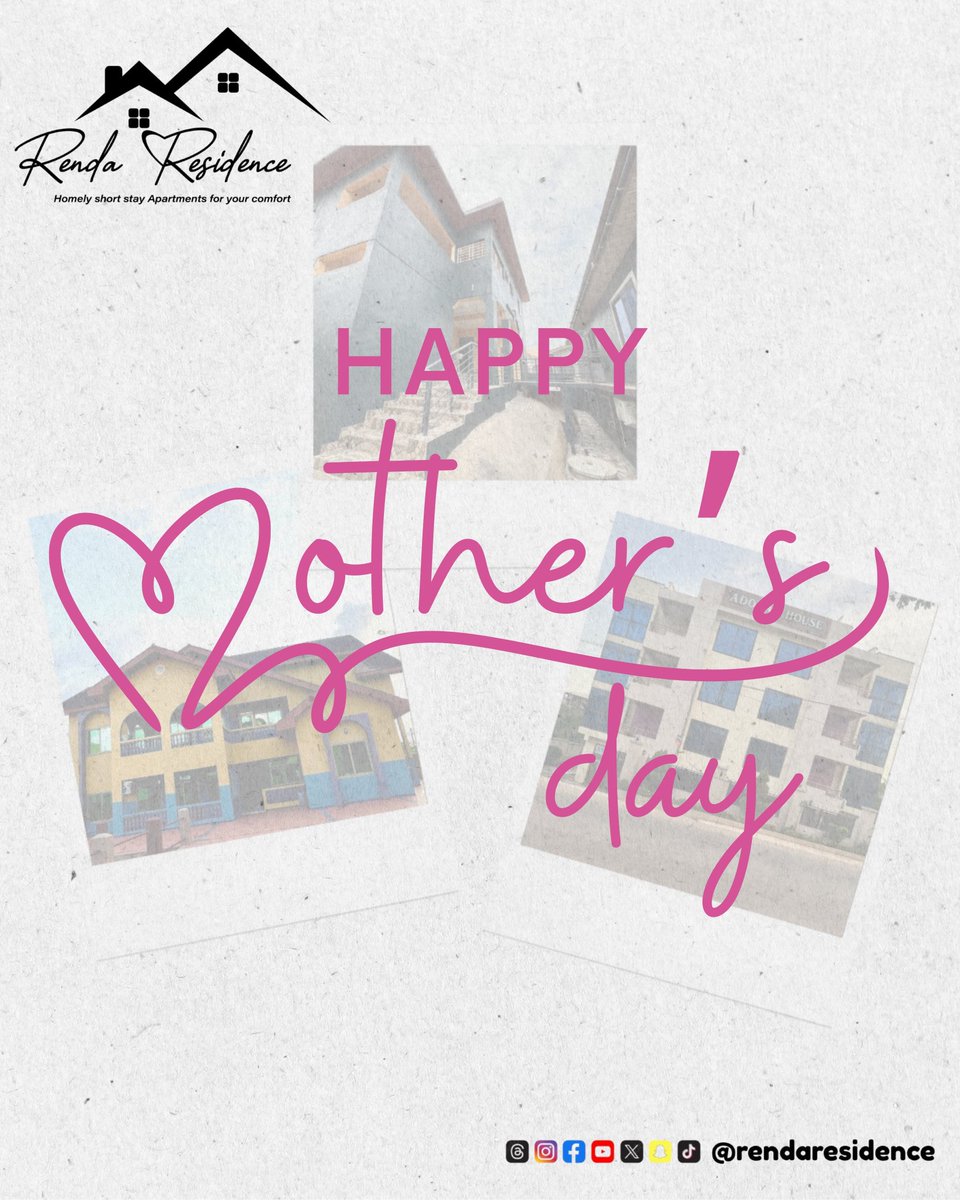 To all the amazing mothers out there —
Thank you for your endless love, strength, and grace.
You are the heart of every home, the soul of every family, and the light that never fades.
Here, we celebrate you today and always.
Happy Mother’s Day!
#MothersDay #RendaResidence