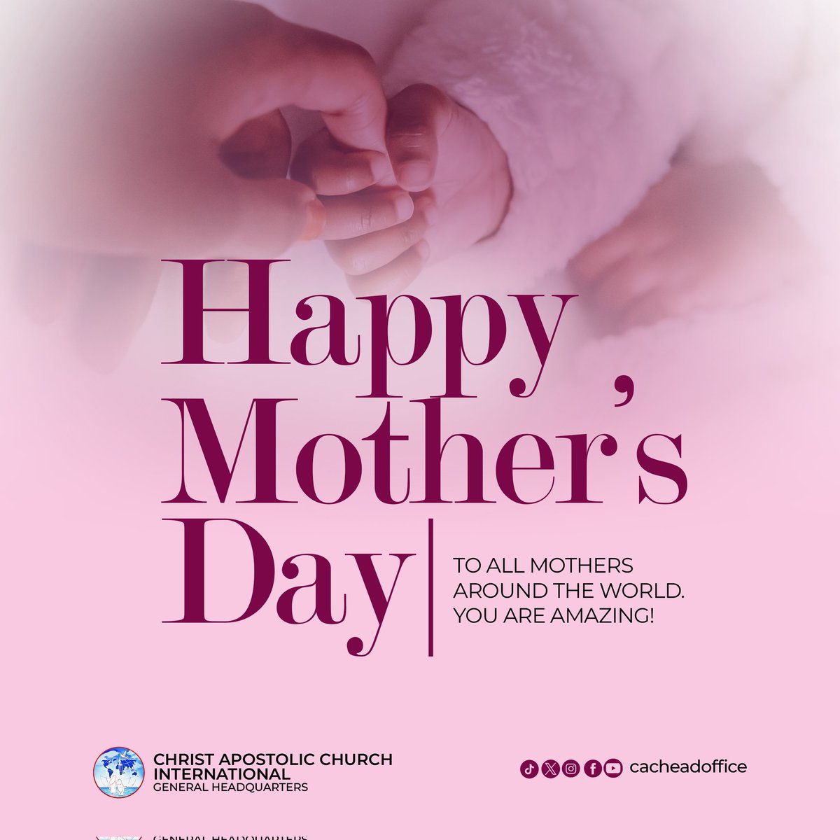 cacheadoffice's tweet photo. We celebrate MOTHERS all over the world. You're Loved and Appreciated.
Happy Mother's Day 💐❤️💐❤️ https://t.co/E4sZDn0lVL