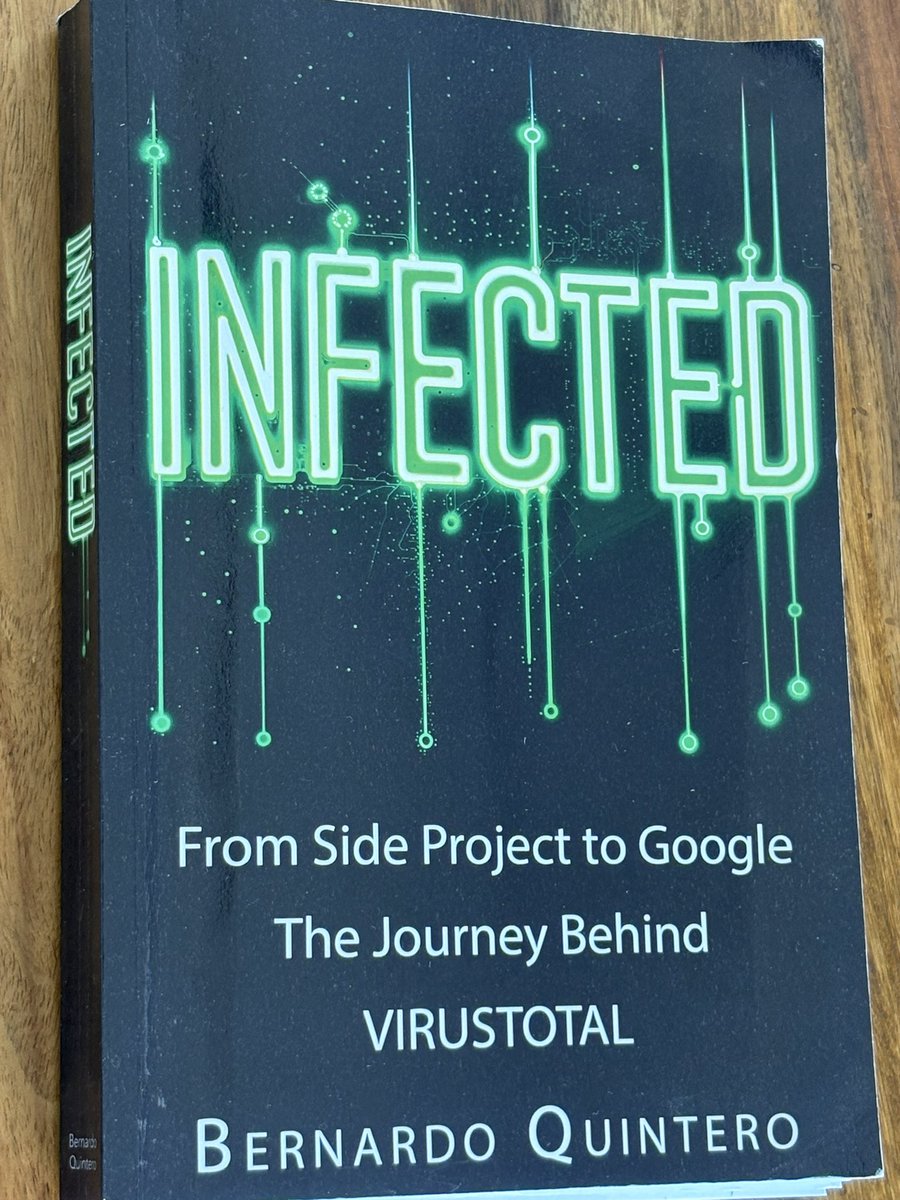 Bartek Jerzman (@secman_pl) on Twitter photo Finished <a href="/bquintero/">Bernardo Quintero</a> book "Infected" on my return from Málaga.The last 2chapters on acquisition and signing were written like a thriller😄Highly recommended read for cybersec community to learn <a href="/virustotal/">VirusTotal</a> history. ➕interesting thread on the impact of Polish talents on <a href="/hispasec/">Hispasec</a> Finished <a href="/bquintero/">Bernardo Quintero</a> book "Infected" on my return from Málaga.The last 2chapters on acquisition and signing were written like a thriller😄Highly recommended read for cybersec community to learn <a href="/virustotal/">VirusTotal</a> history. ➕interesting thread on the impact of Polish talents on <a href="/hispasec/">Hispasec</a>