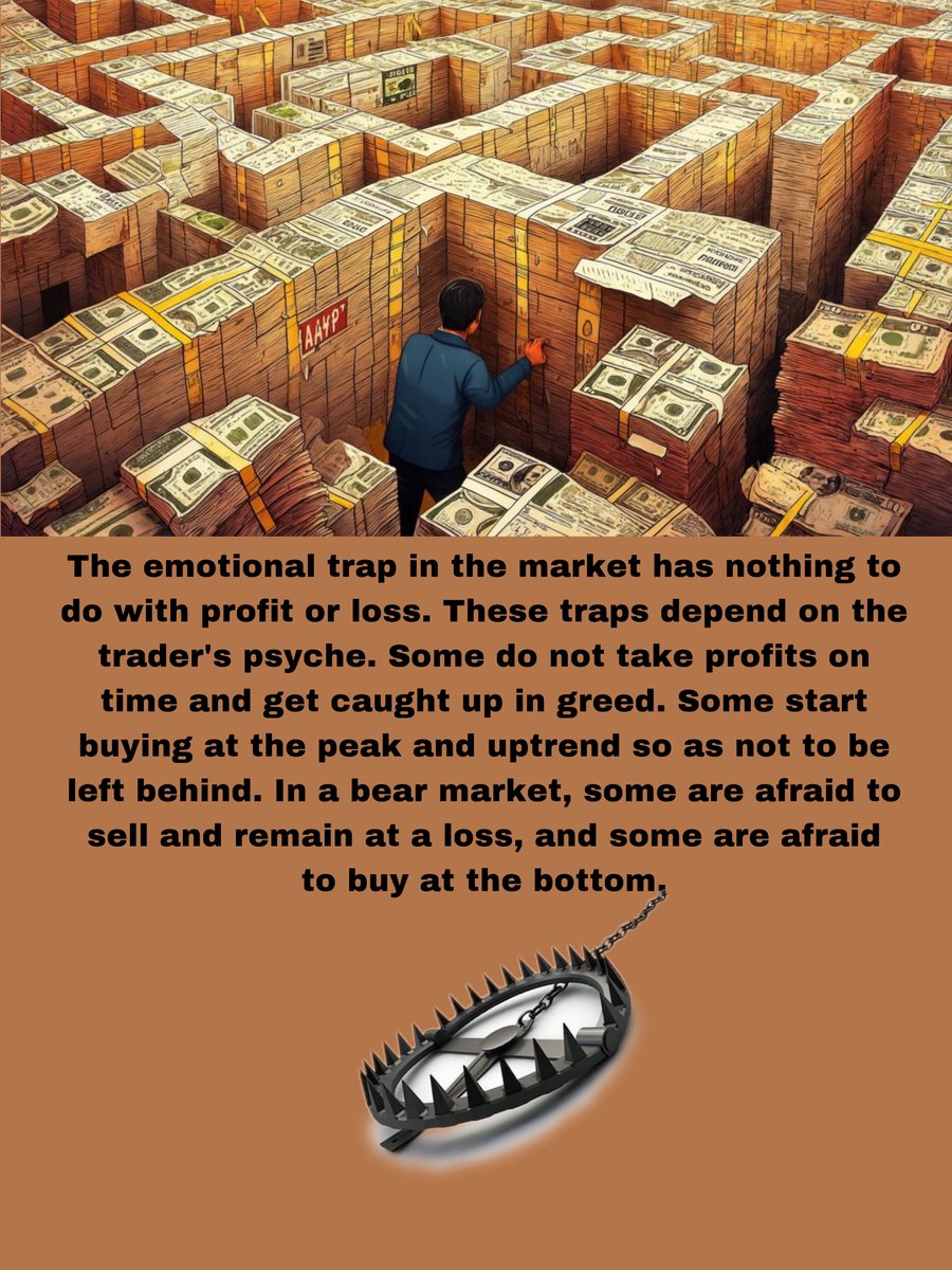 shim_pi6's tweet photo. The emotional trap in the market has nothing to do with profit or loss. These traps depend on the trader's psyche..

The trap of emotion and time is like ice cream! Short time but strong emotion🍦🍦

#crypto #trading #StockMarket #IndiaPakistanWar ❌
#BTC #ETH https://t.co/kfSxBYDyOa