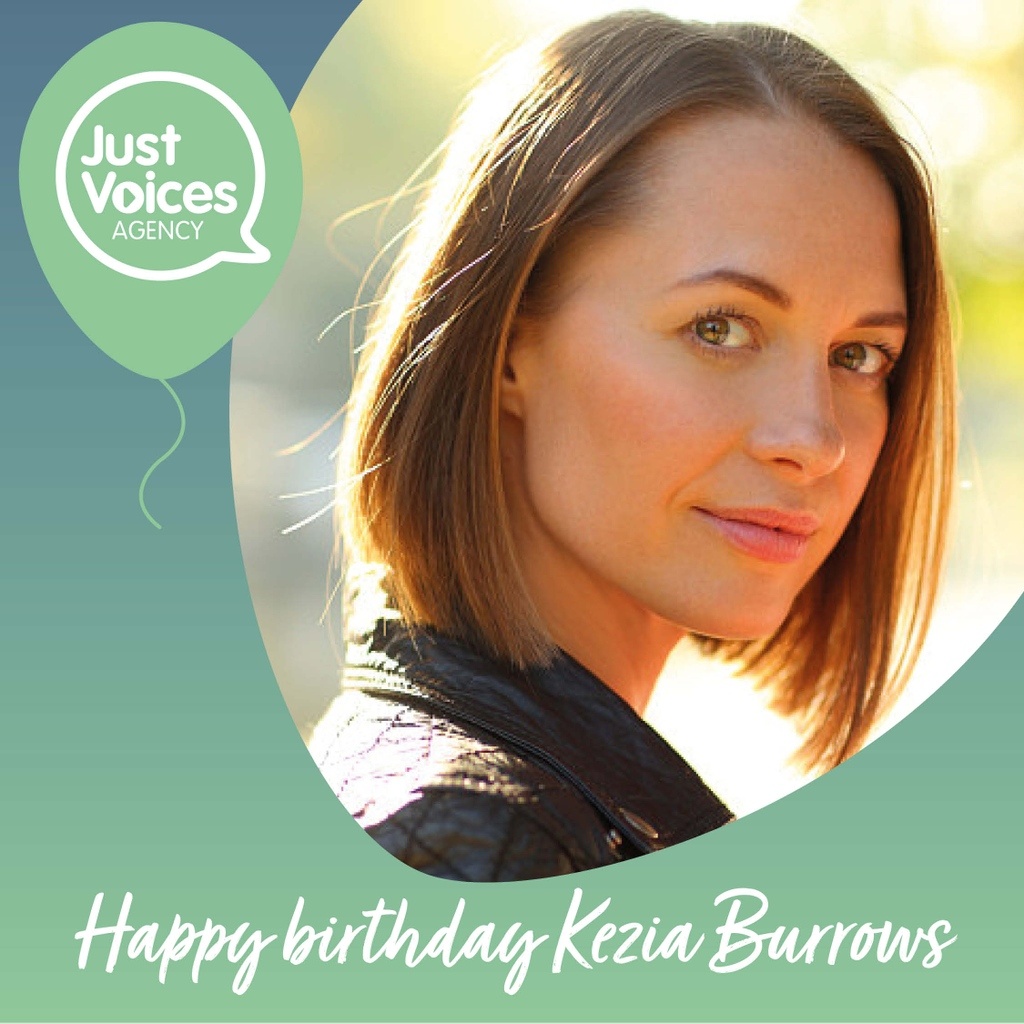 🎉 Birthdays don’t stop for the weekend and neither does Kezia Burrows! 🎉

One of the busiest &amp; best in the VO world, Kezia’s credits speak for themselves. 🎙️

🎧 Hear her brilliance here:
🔗 justvoicesagency.com/voice/kezia-bu…

#KeziaBurrows #JustVoices #VoiceOver #VO