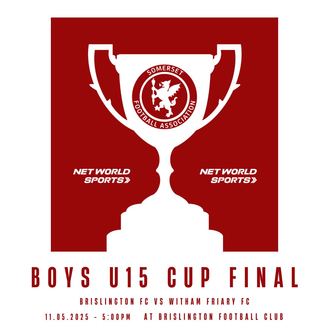 Brislington Juniors (@brisjrs) on Twitter photo Our U15s, already league champions, are chasing a double this afternoon as they face Witham Friary in the County Cup Final.
Go well, lads – bring it home!
<a href="/SomersetFA/">Somerset FA</a> Our U15s, already league champions, are chasing a double this afternoon as they face Witham Friary in the County Cup Final.
Go well, lads – bring it home!
<a href="/SomersetFA/">Somerset FA</a>