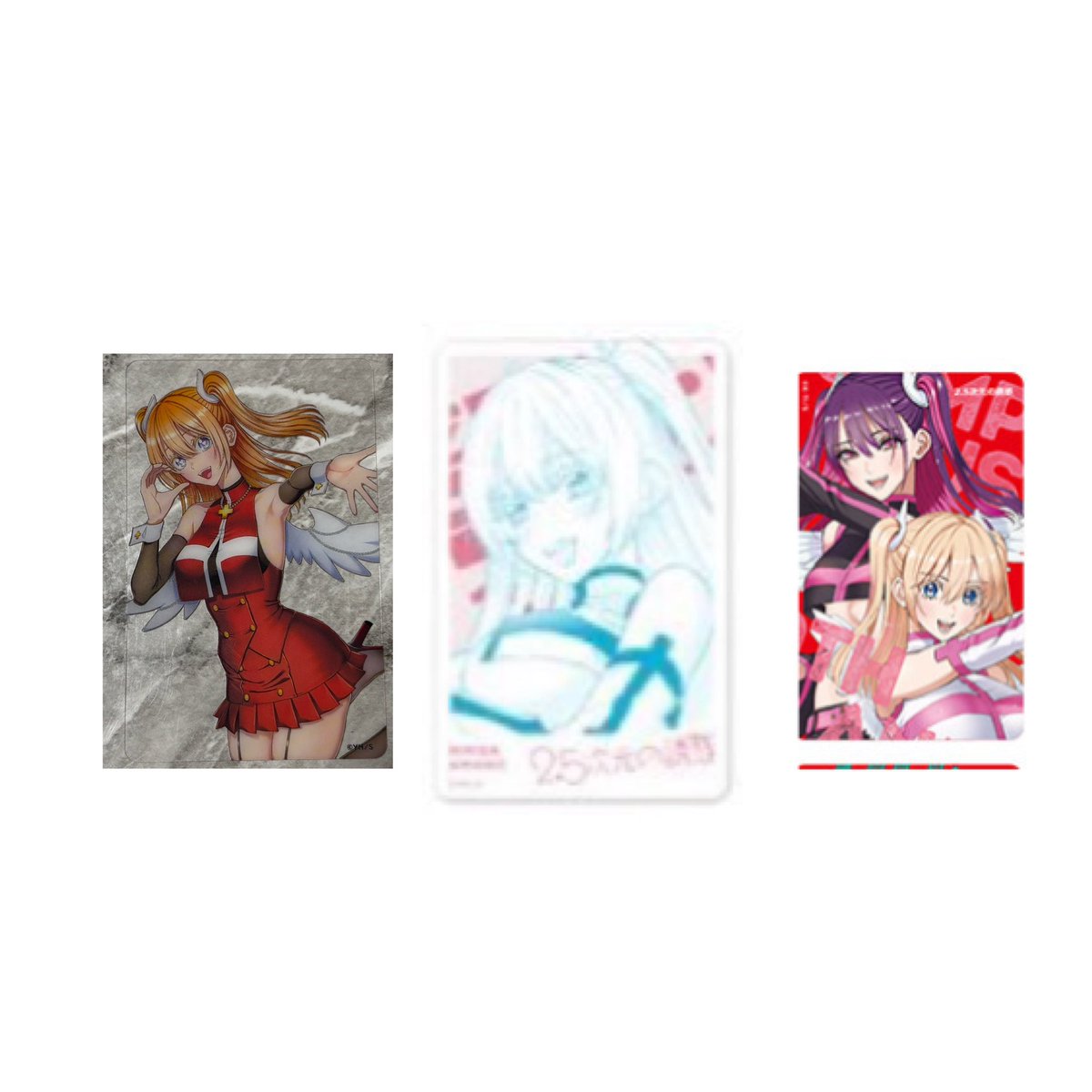 uzakimo_a's tweet photo. ジャンププラス展　交換

クリアカード　トレーディングカード

求　画像　2枚目

同種同士希望です。

リリエルクリアカード、入場者特典⇆トレカの場合、当方4：1  可能になります。

お気軽にお声掛けください🙇🏻‍♀️🙇🏻‍♀️ https://t.co/YfcmdxoBxF