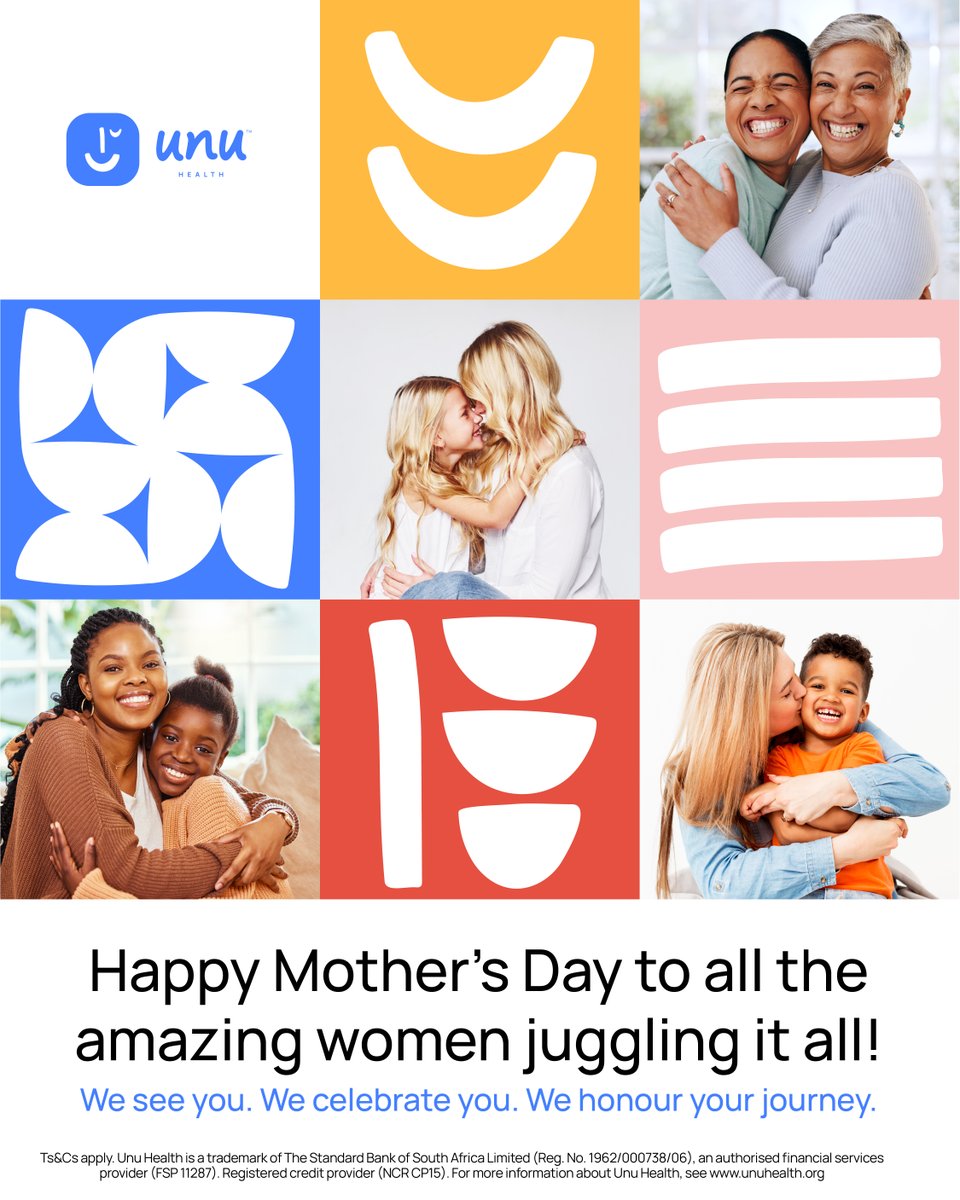 UnuHealth's tweet photo. Happy Mother's Day from Unu Health!

Today, we celebrate the strength, love, and resilience of mothers everywhere — the quiet warriors who show up, care deeply, and lead with their hearts.

To the moms balancing it all...
To the grandmothers who nurture generations...
To the single moms showing unstoppable courage...
To the women dreaming of becoming mothers one day...
We see you. We celebrate you. We honour your journey.
At Unu Health, we believe taking care of your health is one of the greatest acts of love — for yourself, and for those who depend on you.

This Mother's Day, give the gift of care:
- Access to trusted doctors 
- Easy online blood tests
- Health services that fit into your busy life — all at an affordable price.

Because you deserve health that’s as powerful as you are.

Happy Mother’s Day, Mamas!
— From your Unu Health family.

#MothersDay #UnuHealth #CareForMoms #GiftOfHealth #CelebrateMoms