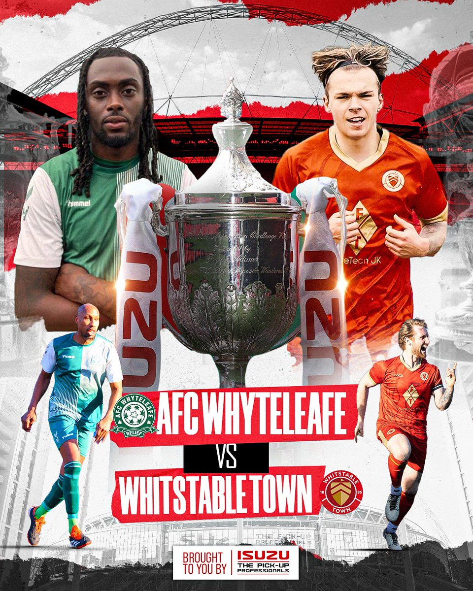Project Football (@projectfootball) on Twitter photo The @isuzuuk #FAVase final is only an hour away.
<a href="/AFCWhyteleafe/">AFC Whyteleafe 🏆🏆</a> vs <a href="/whitstabletown/">Whitstable Town Football Club</a>
#NonLeagueFinalsDay 🏟️ The @isuzuuk #FAVase final is only an hour away.
<a href="/AFCWhyteleafe/">AFC Whyteleafe 🏆🏆</a> vs <a href="/whitstabletown/">Whitstable Town Football Club</a>
#NonLeagueFinalsDay 🏟️