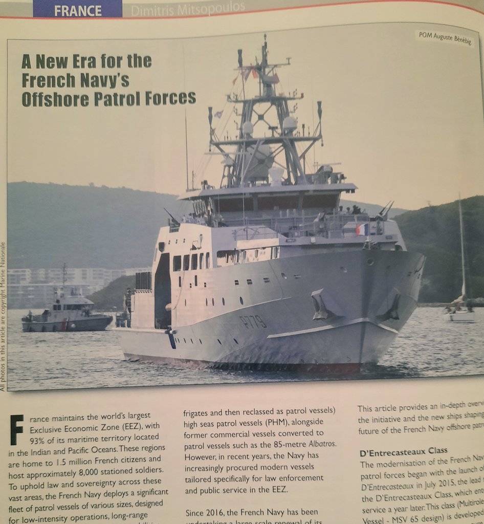 Naval Analyses (@d__mitch) on Twitter photo Explore the future of <a href="/MarineNationale/">Marine nationale</a>’s offshore patrol forces, with detailed analysis of all OPV classes, in my latest article, featured in the March/April 2025 issue of <a href="/warshipworld/">Warship World</a> magazine! Explore the future of <a href="/MarineNationale/">Marine nationale</a>’s offshore patrol forces, with detailed analysis of all OPV classes, in my latest article, featured in the March/April 2025 issue of <a href="/warshipworld/">Warship World</a> magazine!