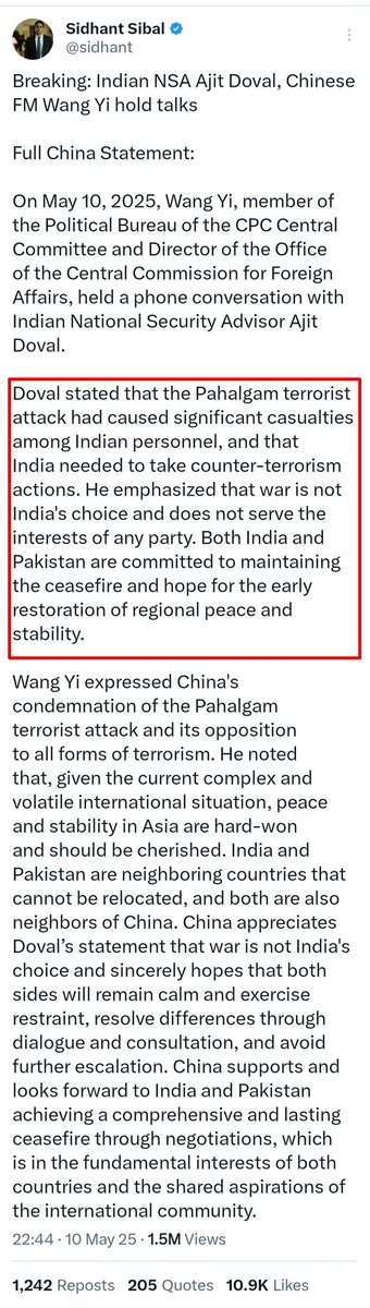 Mohammed Zubair (@zoo_bear) on Twitter photo Karnataka CM <a href="/siddaramaiah/">Siddaramaiah</a> was trolled by BJP and News Anchors for saying what Indian National Security Advisor Ajit Doval said yesterday. Karnataka CM <a href="/siddaramaiah/">Siddaramaiah</a> was trolled by BJP and News Anchors for saying what Indian National Security Advisor Ajit Doval said yesterday.