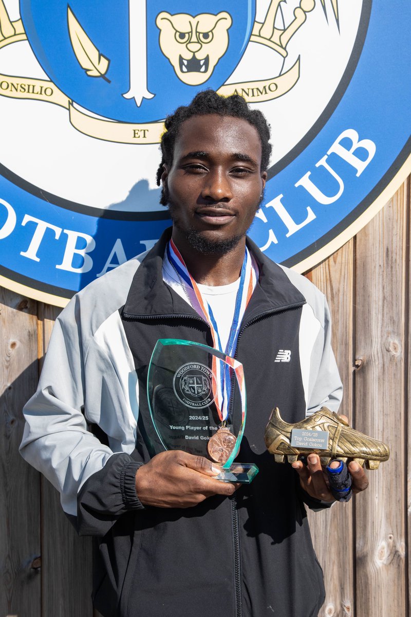 Woodford Town FC (@woodfordtownfc) on Twitter photo 🏆 | YOUNG PLAYER OF THE YEAR:
David Gokou!
David also won the TOP SCORER AWARD thanks to his 13 goals throughout the 24/25 season!
📸 Photo credit: <a href="/yasminektrent/">YASMINE K TRENT</a> 🏆 | YOUNG PLAYER OF THE YEAR:
David Gokou!
David also won the TOP SCORER AWARD thanks to his 13 goals throughout the 24/25 season!
📸 Photo credit: <a href="/yasminektrent/">YASMINE K TRENT</a>