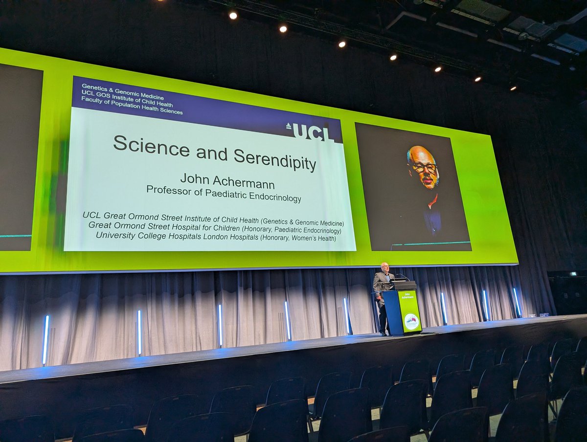 drsashahoward's tweet image. Wonderful and well deserved Research Award to Professor John Achermann #ConnectingEndocrinology #connectingendocrinology2025 @achermann