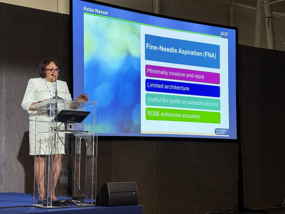 Papanicolaou Society (@papsociety) on Twitter photo Insightful presentation by Dr. Aziza Nassar at the <a href="/PapSociety/">Papanicolaou Society</a> Companion Meeting at #IACcongress on the diagnostic approach to breast lesions—comparing FNA, core biopsy, and excisional biopsy. <a href="/DiagnosticCyto/">Diagnostic Cytopath</a> <a href="/aakasharmand/">Zubair Baloch</a> <a href="/AzizaNassar2/">Aziza Nassar</a> <a href="/IACytology/">International Academy Cytology</a> Insightful presentation by Dr. Aziza Nassar at the <a href="/PapSociety/">Papanicolaou Society</a> Companion Meeting at #IACcongress on the diagnostic approach to breast lesions—comparing FNA, core biopsy, and excisional biopsy. <a href="/DiagnosticCyto/">Diagnostic Cytopath</a> <a href="/aakasharmand/">Zubair Baloch</a> <a href="/AzizaNassar2/">Aziza Nassar</a> <a href="/IACytology/">International Academy Cytology</a>