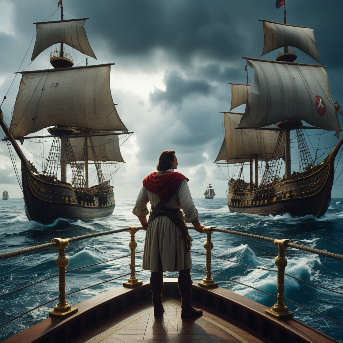 May 9 (11), 1502: Columbus embarks on his fourth expedition. The path to Asia turned into the discovery of new shores of Central America. 🌏 #Columbus #History #Sailing #AMERICA #Asia #Discovery #OnThisDay #shareit