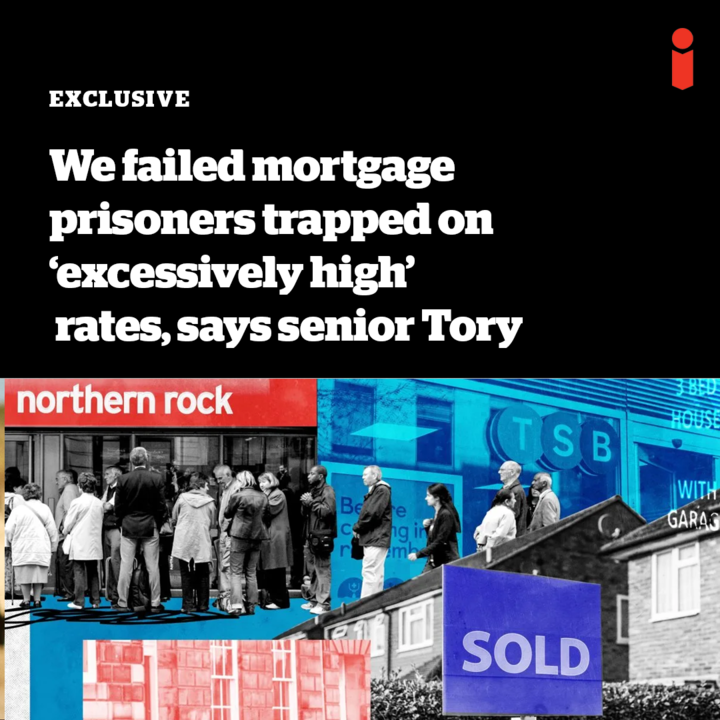Around 160,000 homeowners are stuck repaying thousands of pounds extra each year, with shadow housing secretary Kevin Hollinrake admitting his government missed the chance to help them

🔴 <a href="/Victoria_Spratt/">Vicky Spratt</a> reports trib.al/GxJZLby