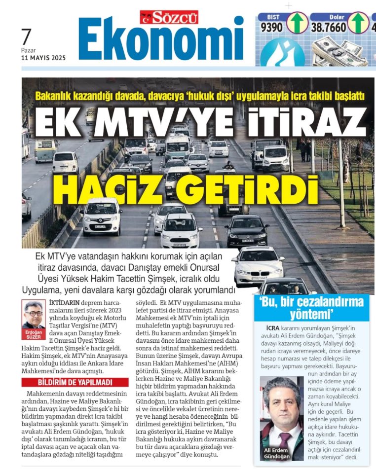 TÜİK hukuka aykırı davranıp mahkemeye enflasyon verilerini vermediği halde TÜİK'E herhangi bir yaptırım uygulanmamıştı. 
Şimdide hukuka aykırı bir işlem TÜİK'İN bağlı olduğu Hazine ve Maliye Bakanlığından geldi, vatandaş az vergi ödüyormuş gibi 2023 yılında hükümet  tarafından ek