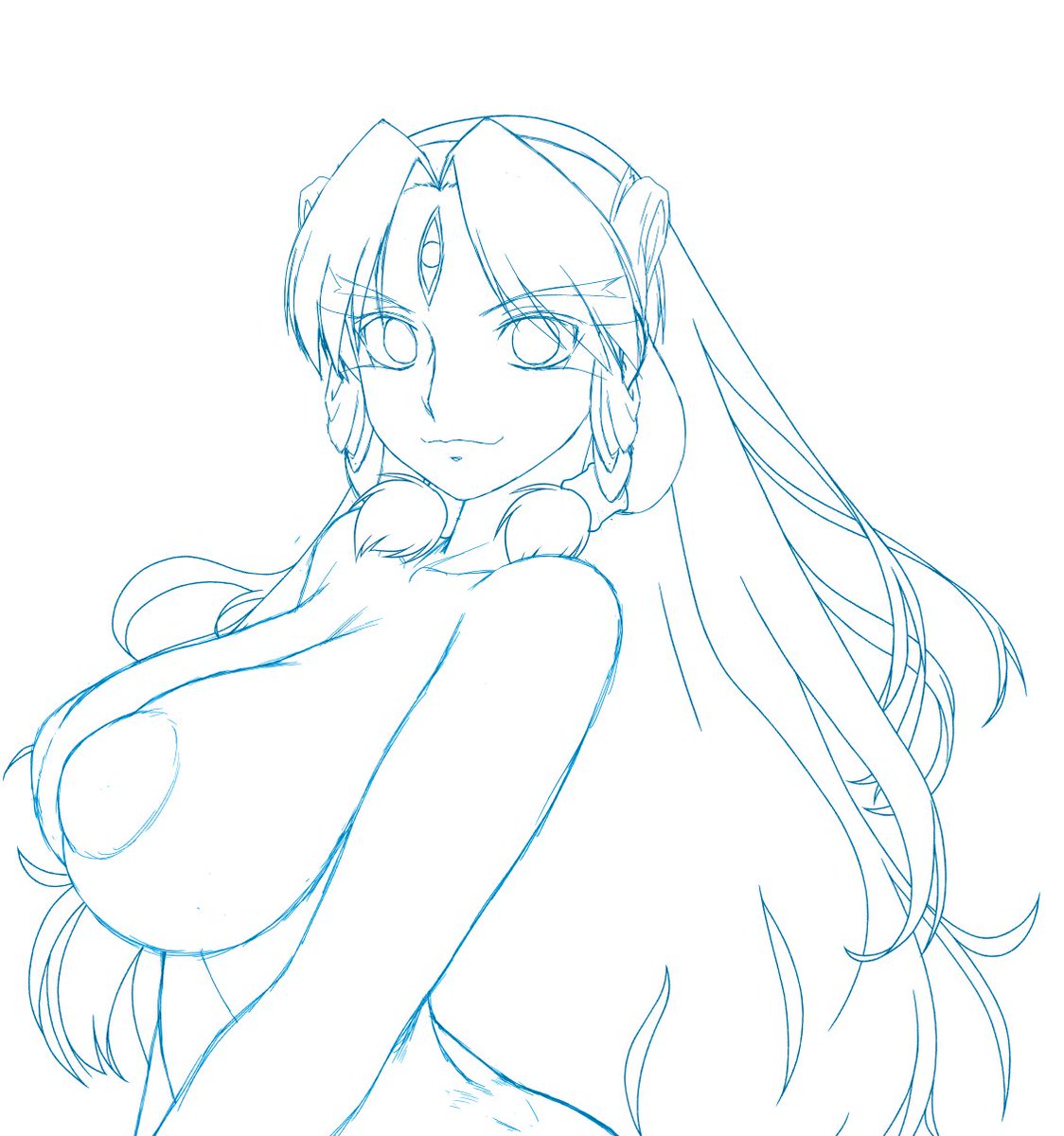 ダキニテン様進捗
おっぱいとお尻の両方見えるポーズってむずかしいね( ゜∀゜)o彡゜おっぱい!おっぱい! 