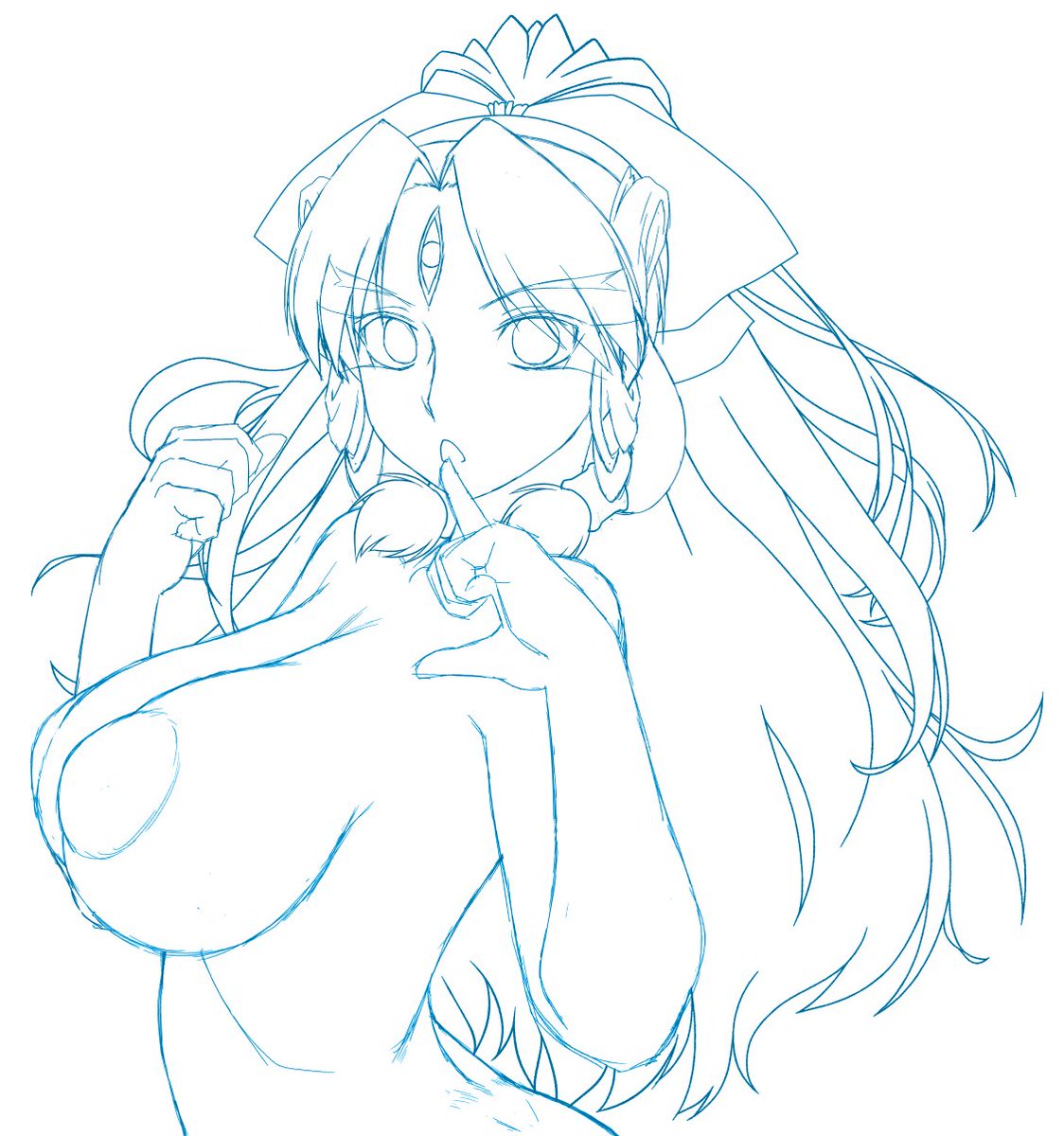 ダキニテン様進捗
おっぱいとお尻の両方見えるポーズってむずかしいね( ゜∀゜)o彡゜おっぱい!おっぱい! 