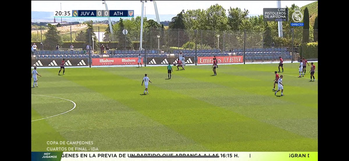 Watching now: <a href="/realmadrid/">Real Madrid C.F.</a> U19 vs <a href="/AthleticClub/">Athletic Club</a> U19 

<a href="/JuvenilDH/">Juvenil División de Honor</a> 
Copa Campeones Juvenil