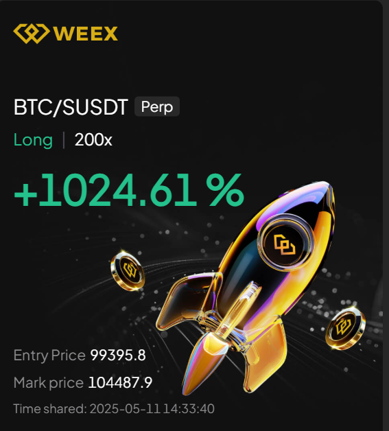 aibitcointrend's tweet photo. We just blasted past 1000% profit on our Bitcoin trade! ๐ค
Join the Quants and outsmart the markets! ๐ฝ๐ธ
@WEEX_Official
@simpleaitrading
#Bitcoin200K #BitcoinTrading #CryptoTrading #Bitcoin https://t.co/lFYXHPSEKU
